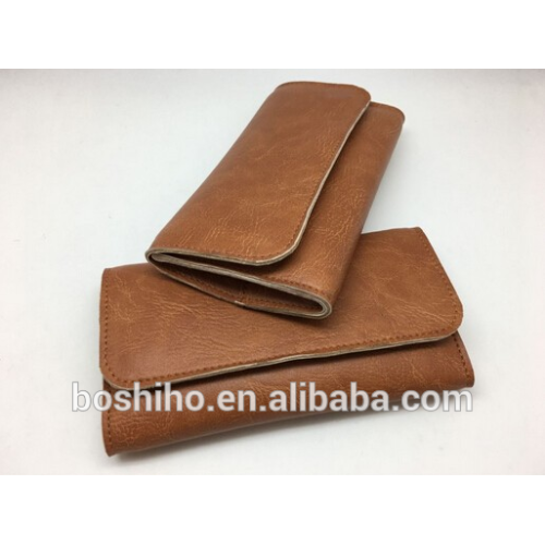 Custom Genuine Cowhilde Leather Tobacco Pouch Cigartte Pouches
